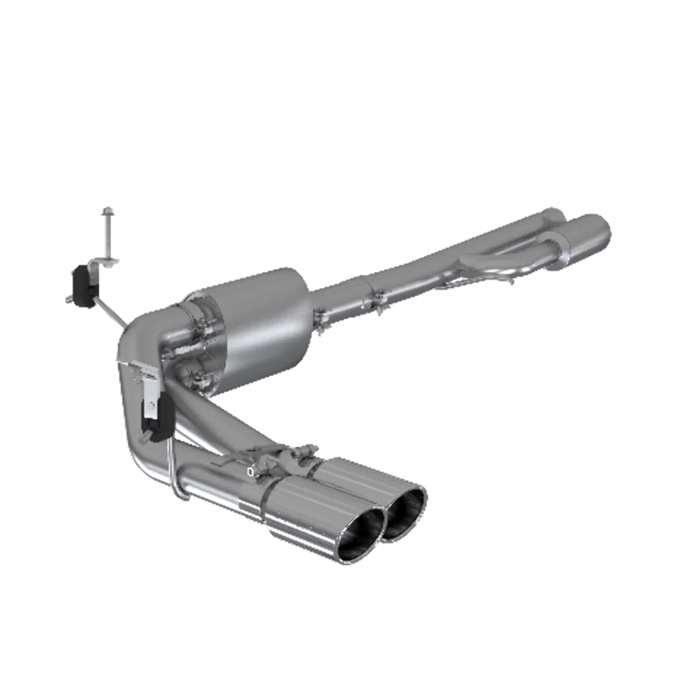 Fits 19-24 Chevrolet Silverado 1500 3_ Cat Back Pre-Axle Dual Side Exit-S5092AL
